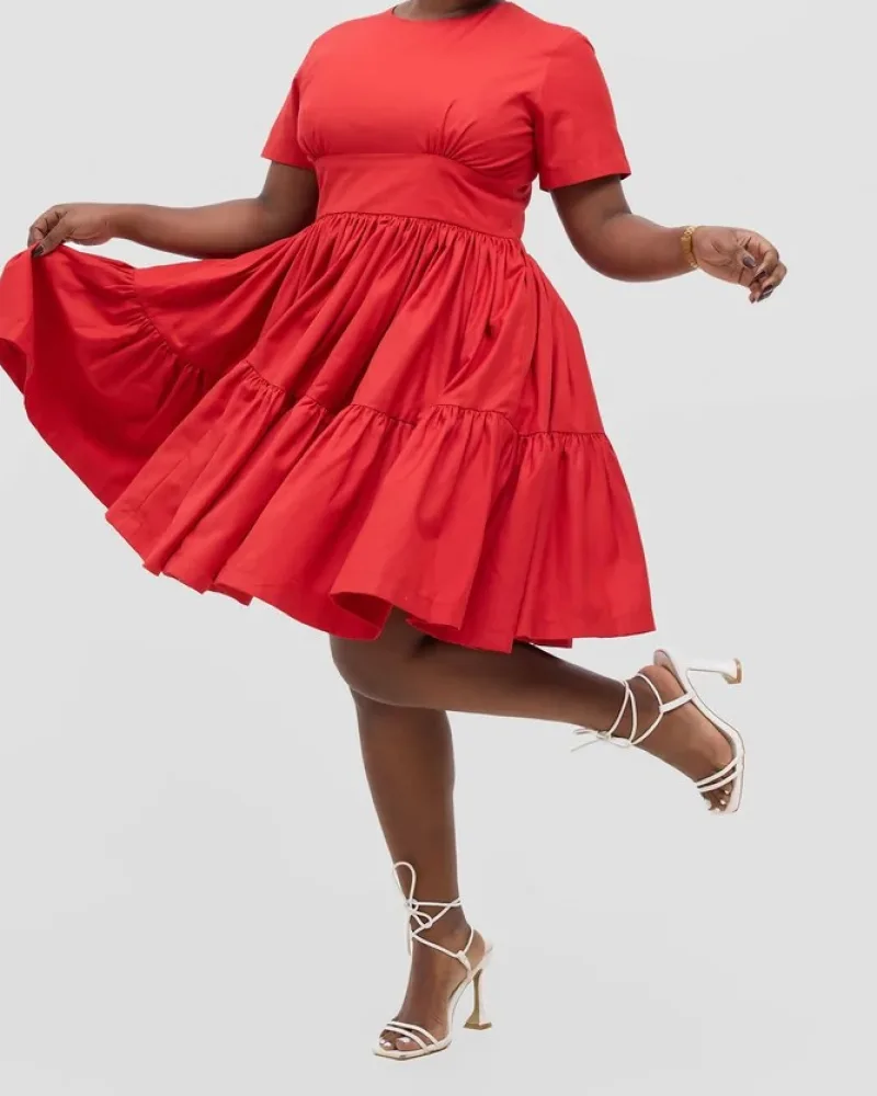 Wamata Dress - Red